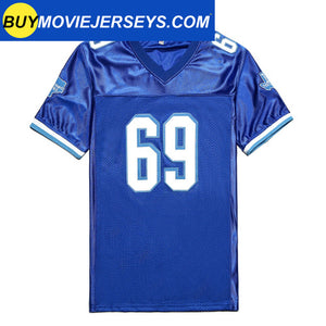 Billy Bob #69 Varsity Blues West Canaan HS Football Jersey Stitched