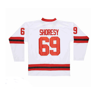 Customize Irish #69 Shoresy Ice Hockey Jersey White Color