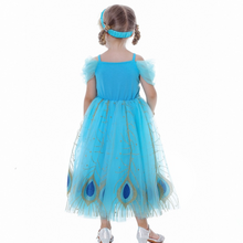 Load image into Gallery viewer, Girls Princess Jasmine Costume Kids Halloween Party Fancy Dress Up Birthday Gift