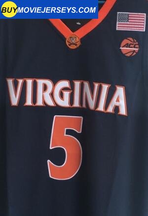 Virginia Cavaliers Guy #5 2019 Basketball Jersey Blue