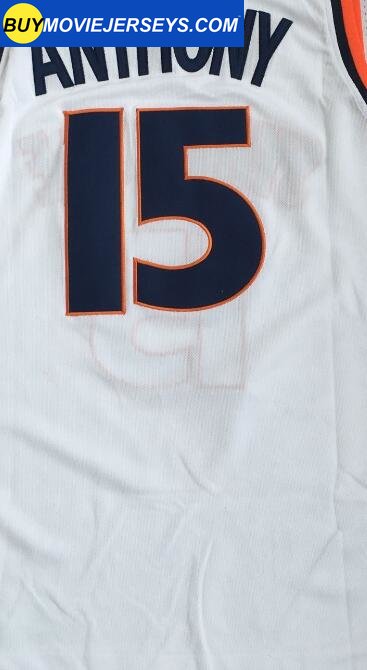 Carmelo Anthony Syracuse #15 Basketball Jersey White