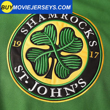 Load image into Gallery viewer, Ross The BOSS #3 Rhea ST John&#39;s Shamrocks Ice Hockey Jersey Green Color