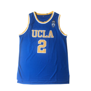 Customized Lonzo Ball UCLA Bruins College Throwback Basketball Jersey - Blue