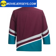 Load image into Gallery viewer, The Mighty Ducks Movie Hockey Jersey Blank Purple Color
