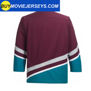 The Mighty Ducks Movie Hockey Jersey Blank Purple Color