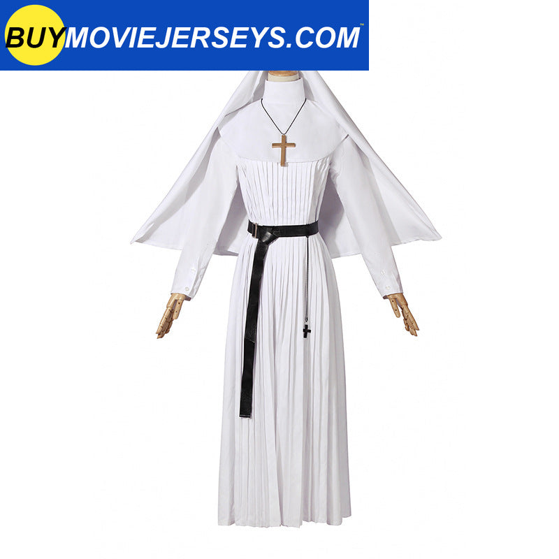 The Nun Valak Sister The Conjuring Scary 2 Cosplay Costume Halloween Women Dress