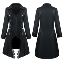 Load image into Gallery viewer, Women Historical Medieval Lace Edged Halloween Costume Cloak Coat Jacket