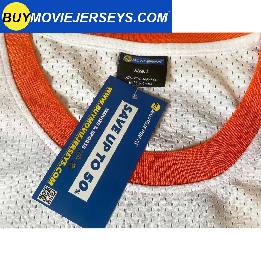 Semi-Pro Flint Tropics Jackie Moon #33  Basketball Movie Jersey White Color