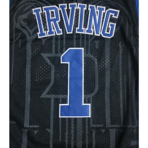 Kyrie Irving #1 Duke Throwback Basketball Jersey - Black