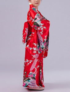 Girls Japanese Traditional Dress Kimono Robe Halloween Costume Book Week Suit