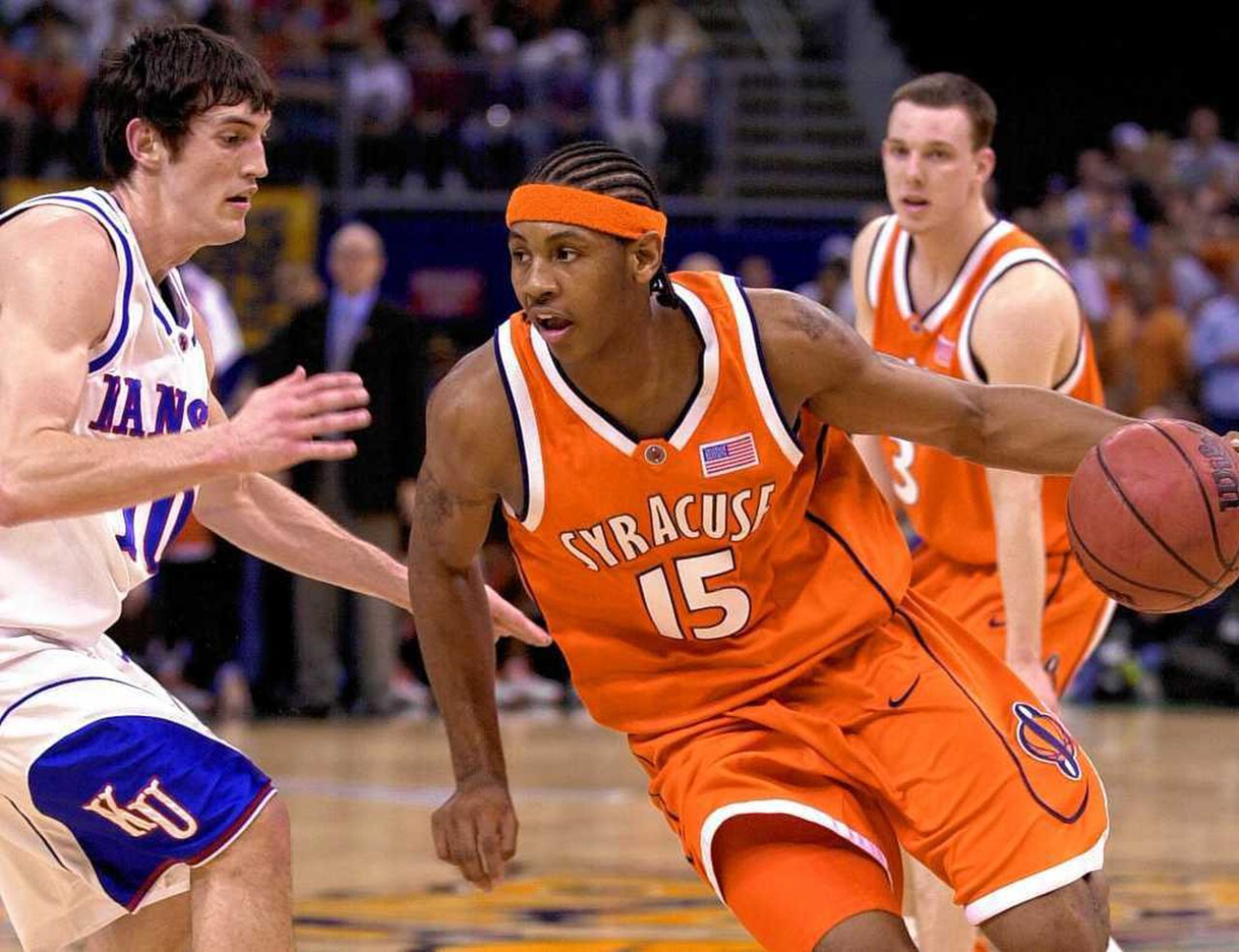 Carmelo Anthony Syracuse #15 Basketball Jersey Orange