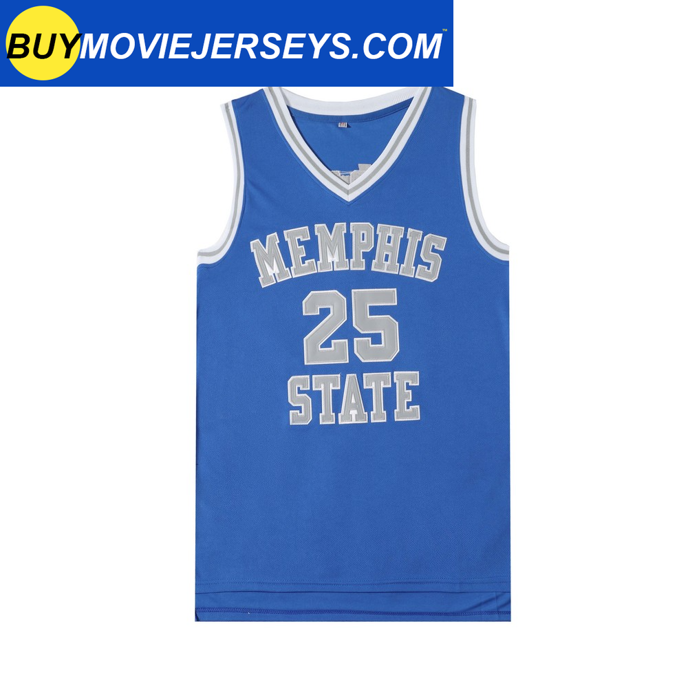 Nike Men's Memphis Tigers Penny Hardaway #25 Blue Replica Basketball Jersey