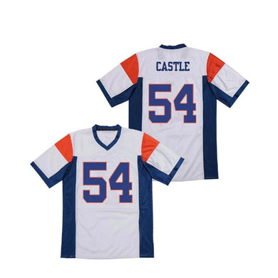 Blue Mountain State #54 Thad Castle Football Jersey White