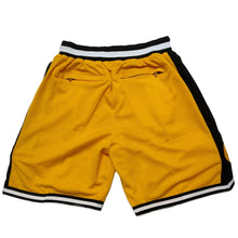 Load image into Gallery viewer, All That  Basketball Shorts Pants with Pockets Yellow Color