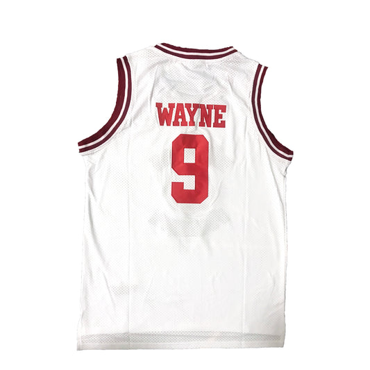 A Different World DWAYNE WAYNE  #9 HILLMAN COLLEGE  Basketball Movie Jersey White Color