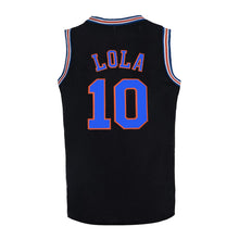 Load image into Gallery viewer, Space Jam Basketball Jersey Tune Squad # 10 LOLA BUNNY BLACK COLOR
