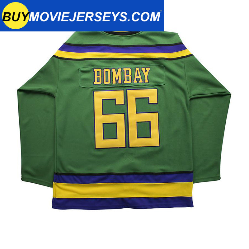 The Mighty Ducks Movie Hockey Jersey #66 Gordon Bombay