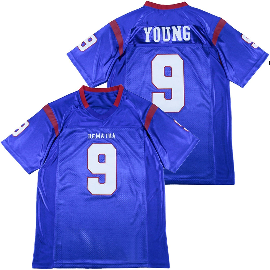CHASE YOUNG #9 DEMATHA CATHOLIC HS FOOTBALL JERSEY Limited Edition