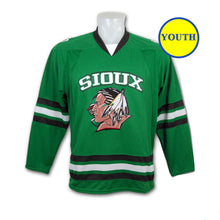 Load image into Gallery viewer, North Dakota Ice Hockey Jerseys Fighting Sioux Hockey Jersey Youth Kid Size
