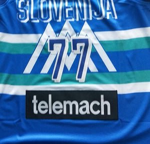 Luka Doncic #77 Slovenia 2021 Basketball Jersey Blue