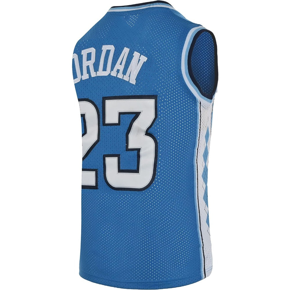 Michael Jordan North Carolina Tar Heels Brand Authentic Basketball Jersey - Light Blue