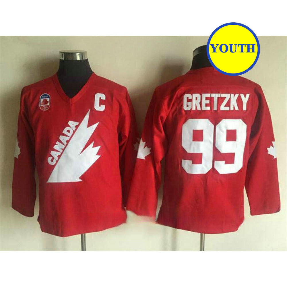 Custom Children Size Ice Hockey Jersey Chicago Flames Canadiens USA Team for Youth