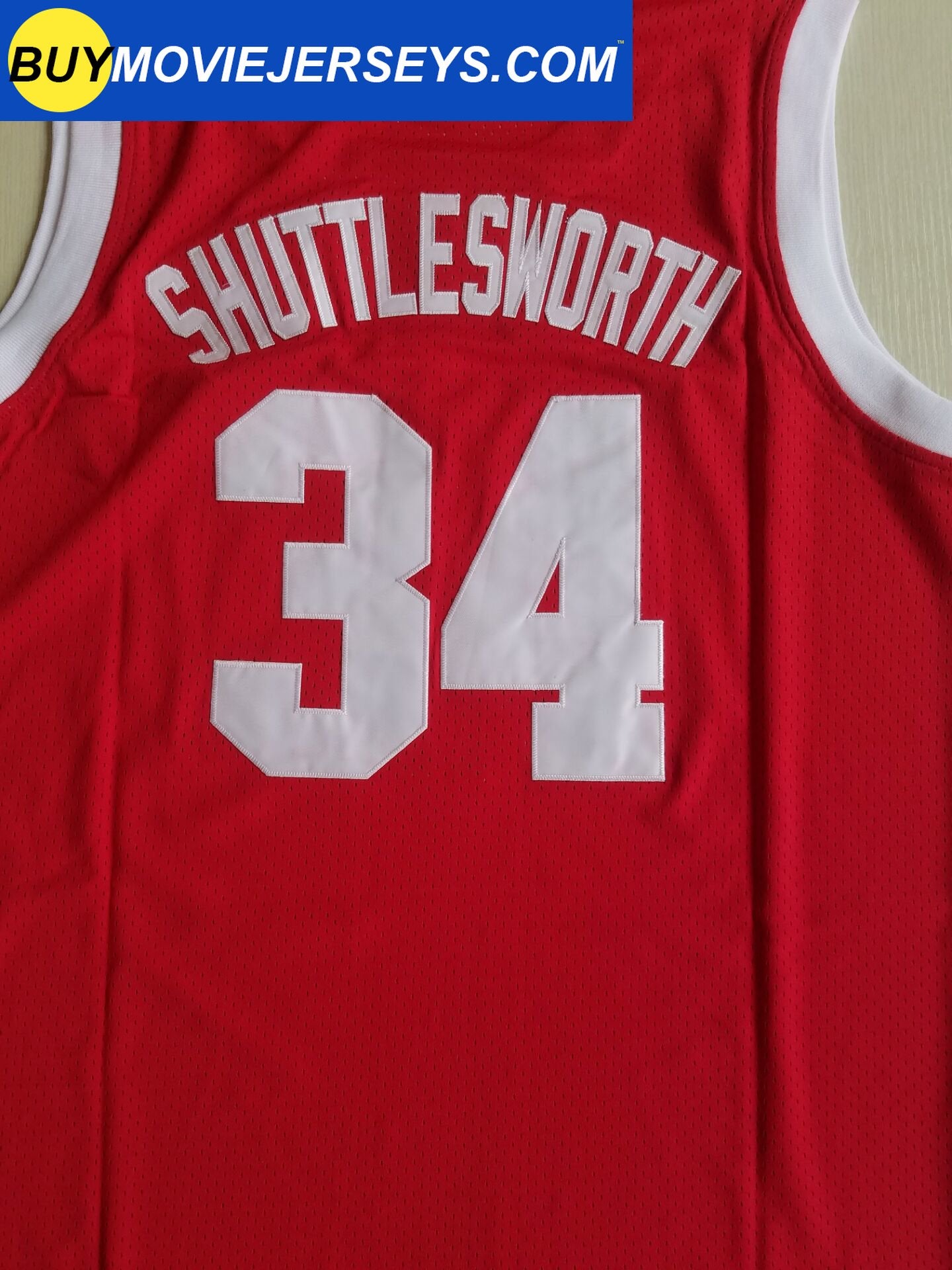 Jesus Shuttlesworth #34 Big State Basketball Movie Jersey