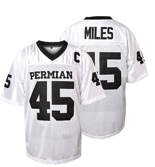 Boobie Miles #45 Friday Night Lights Football Jersey White