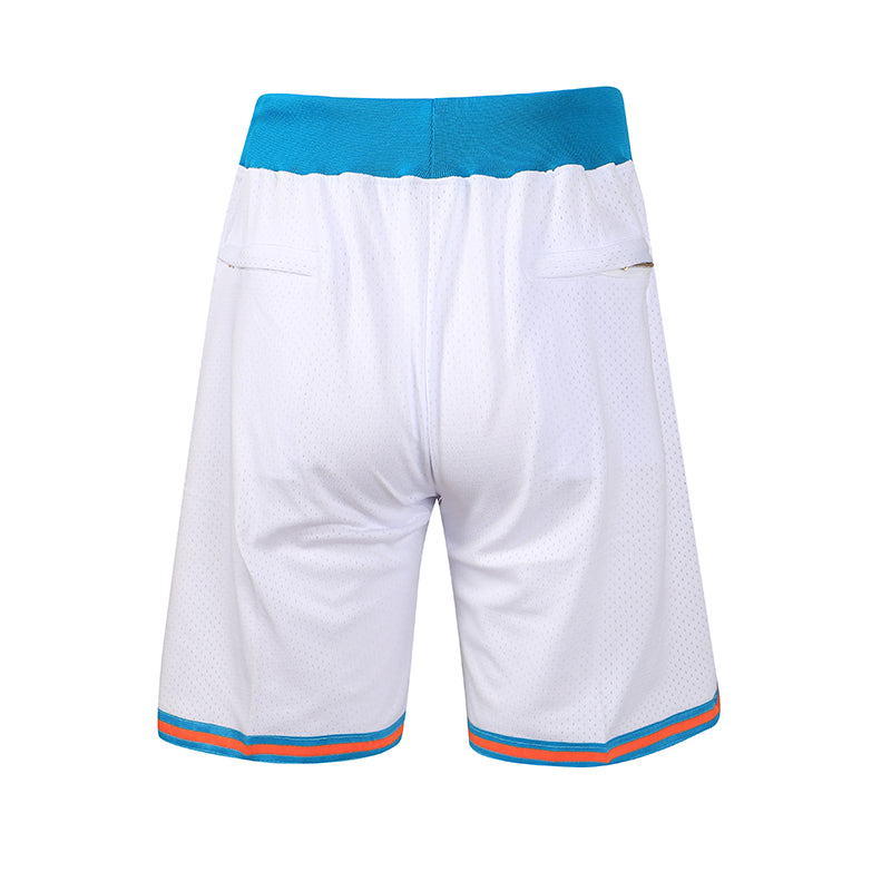 Semi-Pro Flint Tropics Basketball Shorts Sports Pants with Zip Pockets