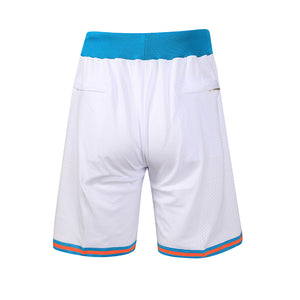 Semi-Pro Flint Tropics Basketball Shorts Sports Pants with Zip Pockets