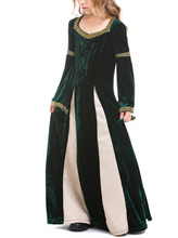 Load image into Gallery viewer, Medieval Princess Costume for Girls Renaissance Fancy Dress