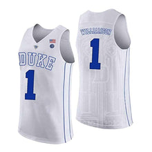 Load image into Gallery viewer, Zion Williamson #1 Duke Basketball Jersey College- White