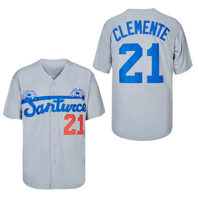 Clemente #21 Santurce Crabbers Puerto Rico Baseball Jersey
