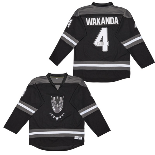 WAKANDA KING T’CHALLA #4  Ice Hockey Jersey Limited Edition