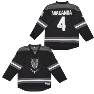 WAKANDA KING T’CHALLA #4  Ice Hockey Jersey