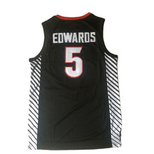 Load image into Gallery viewer, Anthony Edwards #5 University of Georgia Basketball Jersey College - Red/Black Embroidered