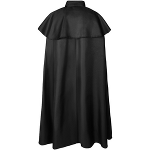 Men Medieval Renaissance Robe Knight Cape Witch Cloak Gothic Halloween Costume