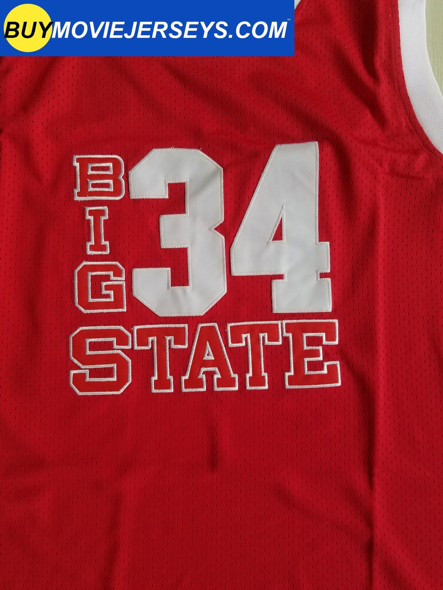 Jesus Shuttlesworth #34 Big State Basketball Movie Jersey