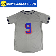 Load image into Gallery viewer, Roy Hobbs #9 The Natural Robert Redford Baseball Jersey Gray Color