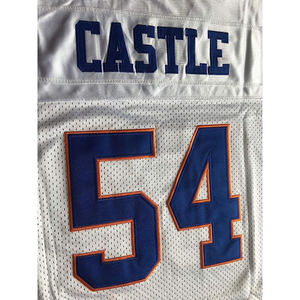 Blue Mountain State #54 Thad Castle Football Jersey White