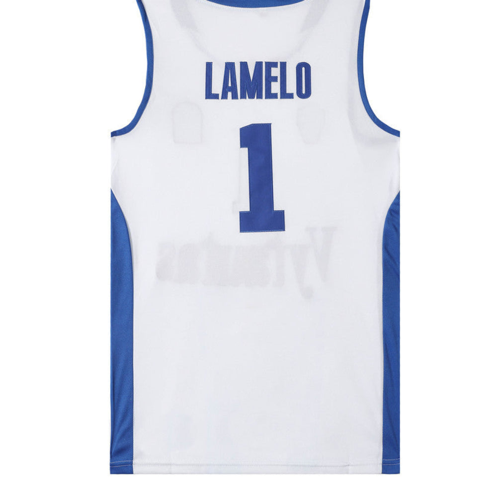 LaMelo Ball #1 LiAngelo Ball #3 Lithuania Vytautas Jersey Ball Brothers Throwback Jersey