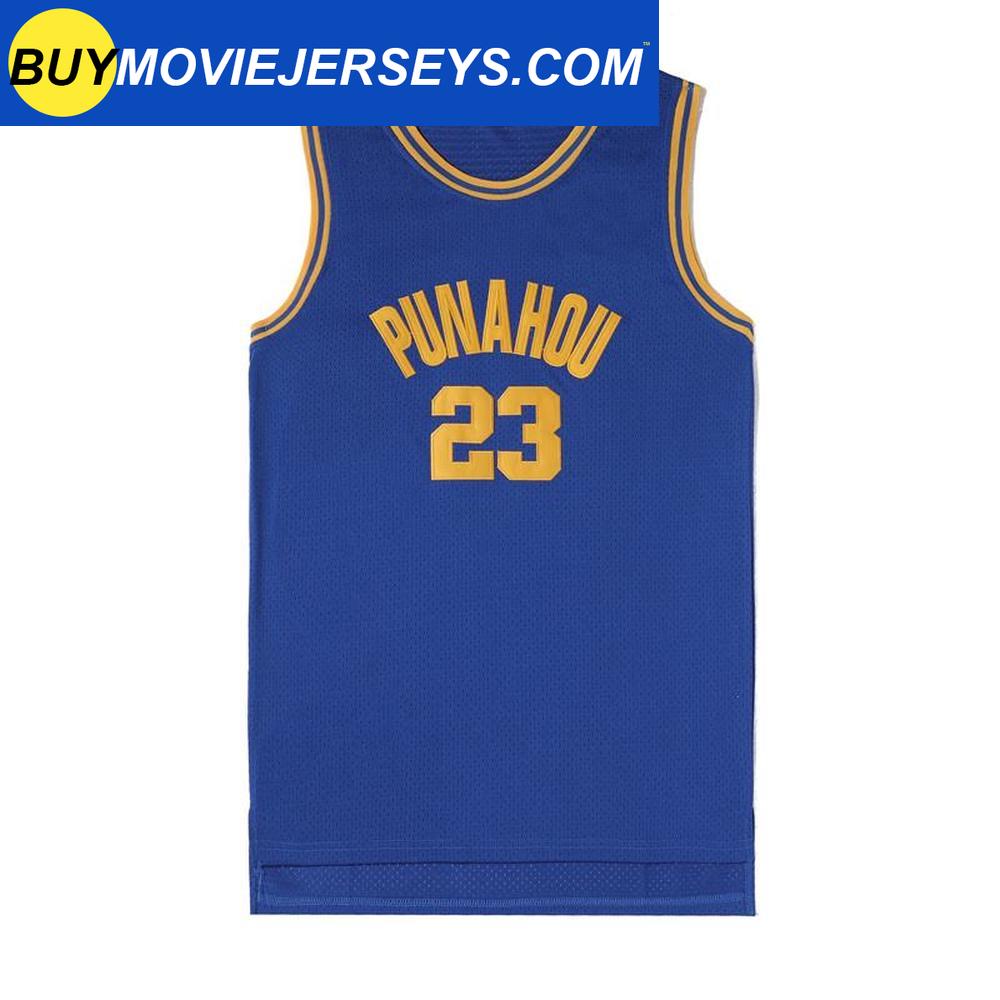 Barack Obama Punahou High School Basketball Jersey  #23