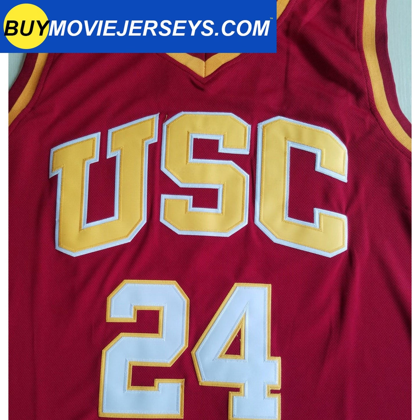 Retro Throwback Brian Scalabrine #24 USC College Basketball Jersey