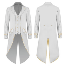 Load image into Gallery viewer, Men&#39;s Steampunk Tailcoat Jacket Medieval Gothic Victorian Coat Halloween Costume