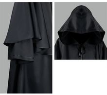 Load image into Gallery viewer, Men Medieval Friar Hooded Robe Monk Renaissance Halloween Costume
