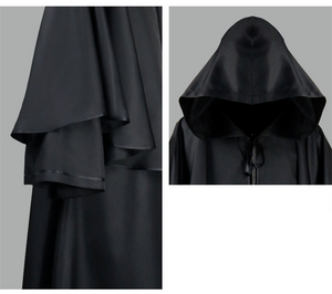 Men Medieval Friar Hooded Robe Monk Renaissance Halloween Costume