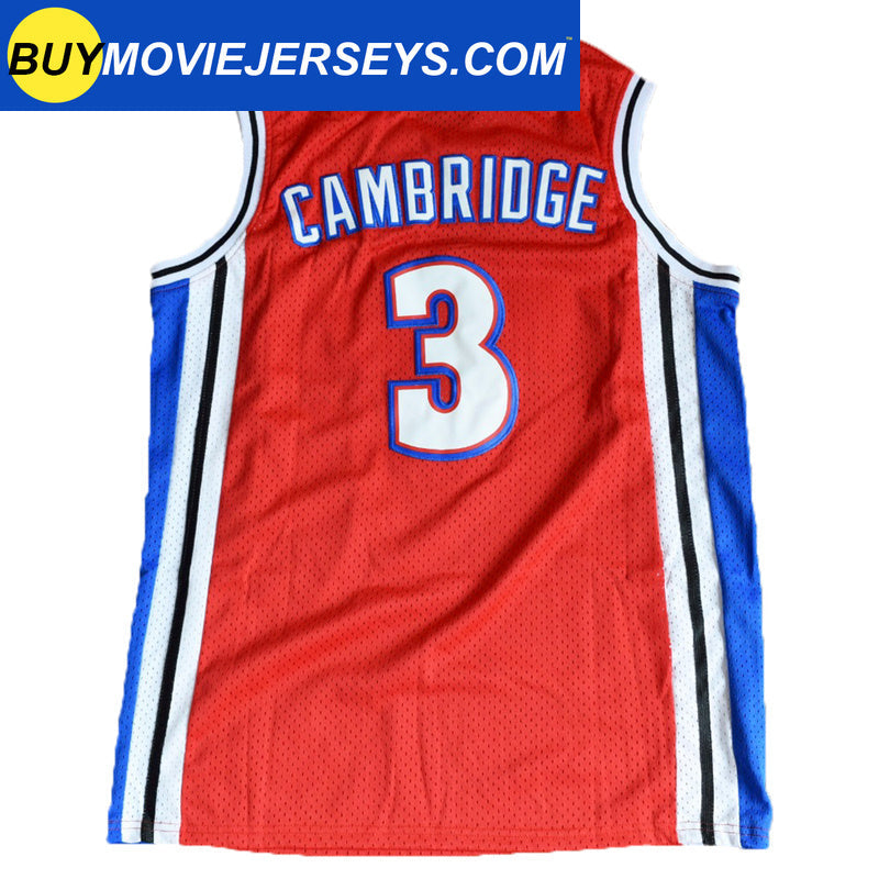 Like Mike Knights Basketball Calvin Cambridge #3 Basketball Movie Jersey