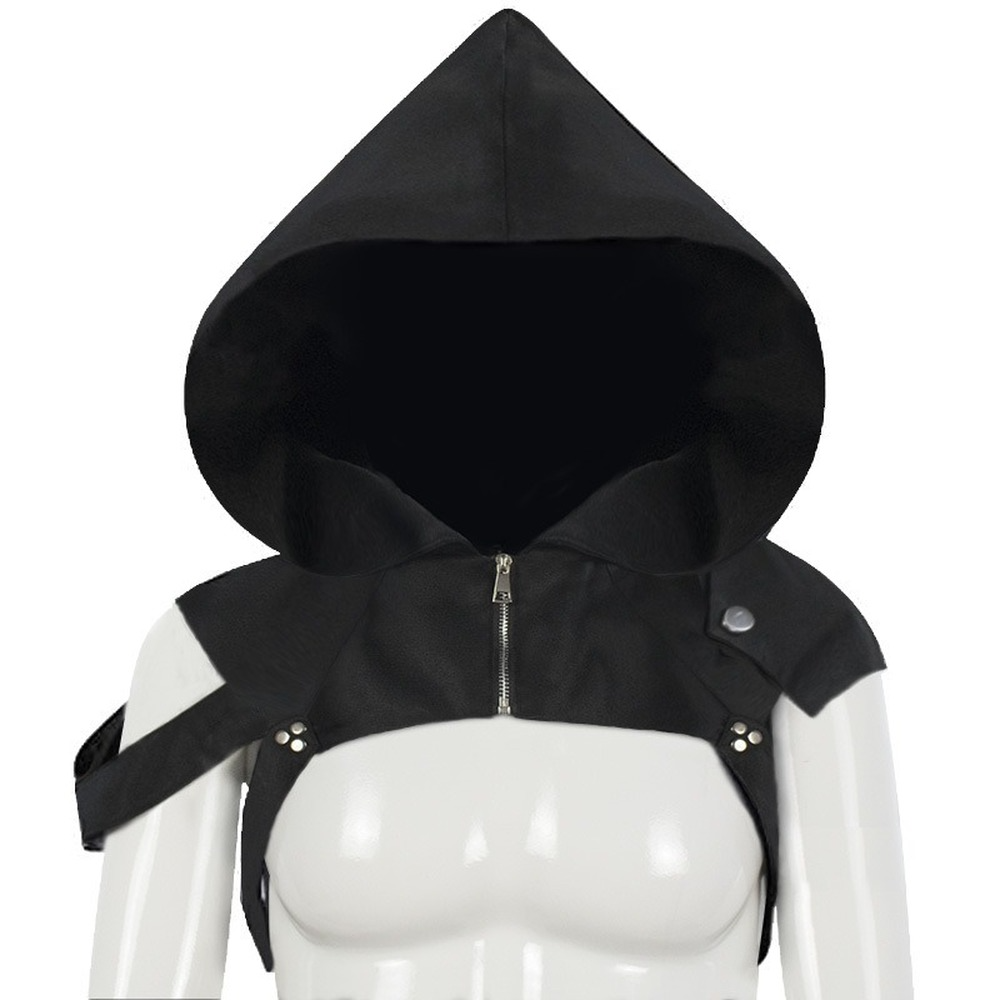 Men Gothic Victorian Hooded Cloak Halloween Costume