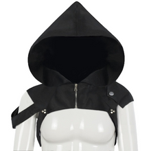 Load image into Gallery viewer, Men Gothic Victorian Hooded Cloak Halloween Costume