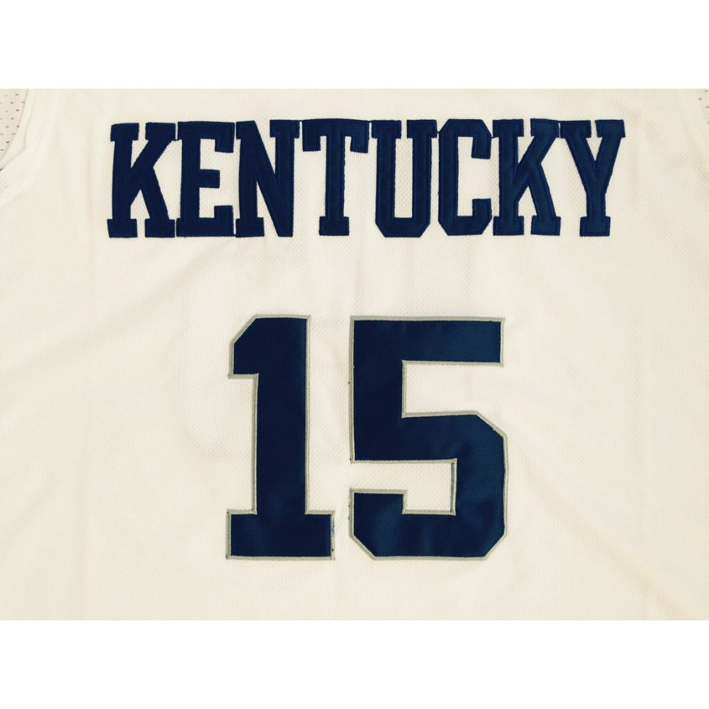 DeMarcus Cousins #15 Kentucky Wildcats Basketball Jersey College Jerseys White